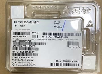 Ổ cứng SSD 7.68TB Solidigm D7-P5510 NVME PCIe Gen4 Read Intensive U.2 Datacenter SSD - SSDPF2KX076TZ01
